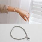 925 Sterling Silver Bead Bracelet As Shown In Figure - 16cm