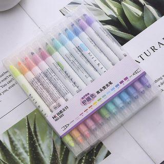 Set Of 12 : Dual Head Highlighter