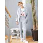 Flap-pocket Single-breasted Blazer