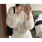 Raglan Band-waist Flared Dress