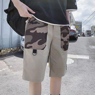 Color Matching Camo Shorts