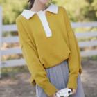 Polo Sweater Yellow - One Size
