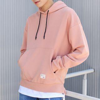 Couple Matching Mock Two-piece Plain Hoodie
