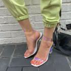 High-heel Transparent Sandals