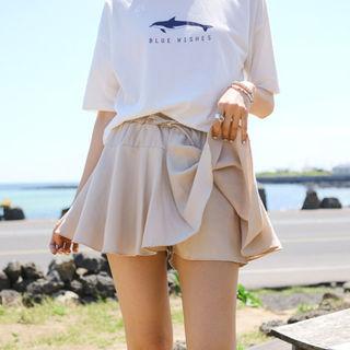 Flared Mini Skort