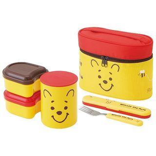 Winnie The Pooh Face Thermal Lunch Box Set