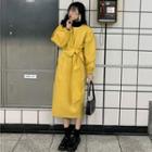 Cowl-neck Top / Long-sleeve Midi Dress