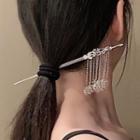 Fringed Hair Stick Silver - One Size
