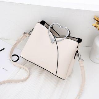 Heart Top Handle Crossbody Bag