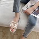 Quilted Flat Slide Sandals