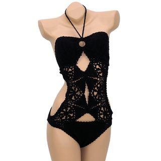 Knit Mesh Swimsuit