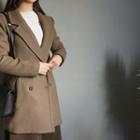 Notched-lapel Tailored Short Coat