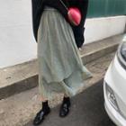 A-line Midi Skirt As Shown In Figure - One Size