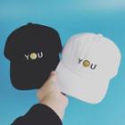 Embroidered Smiley Lettering Baseball Cap
