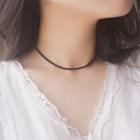 Faux Crystal Choker Necklace