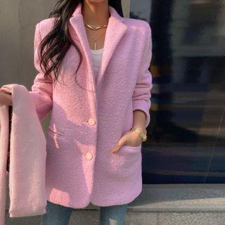 Woolen Boucl  Pastel Blazer