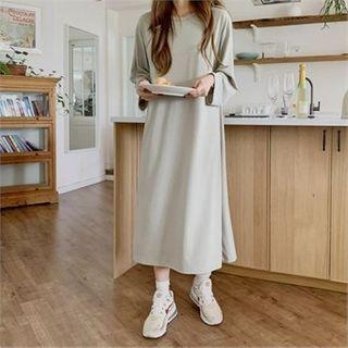 Loose-fit Long T-shirt Dress
