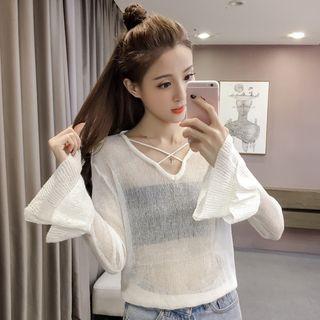 See-through Knit Top