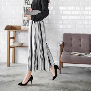Vertical Striped Culottes