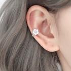Mismatch Clip-on Earring 925 Sterling Silver - 1 Piece - Sakura - One Size