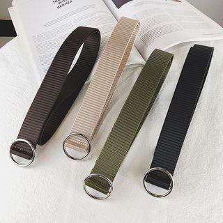 Holeless Canvas Belt