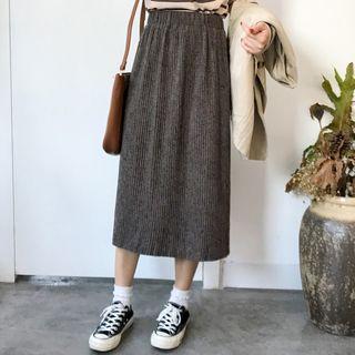 Midi Plain Skirt