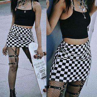 Checker Skirt