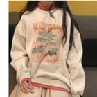 Long-sleeve Top / Graphic Sweatshirt / Midi Skirt