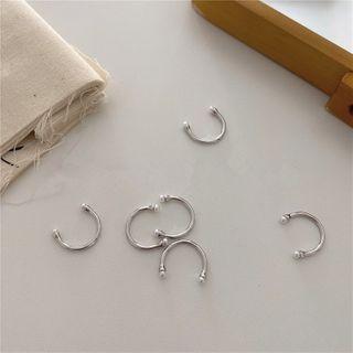 Open Ring Set 1 Pc - Silver - One Size