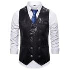 Double-breasted Sequined Vest