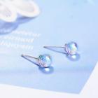 Artificial Crystal Stud Earring As Shown In Figure - One Size