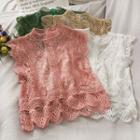 Sleeveless Lace Top In 6 Colors