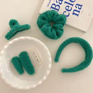 Fleece Scrunchie / Hair Clip / Hair Claw