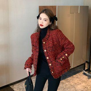Tweed Jacket Red - One Size