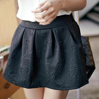 Embossed Skort