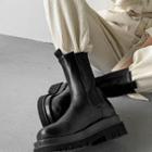 Platform Lug-sole Chelsea Boots