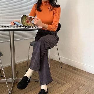 Turtleneck Fitted Top (8 Colors)