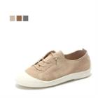 Fuax-suede Lace-up Sneakers