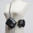 Chain Strap Belt With Waist Bag