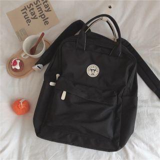 Logo Top Handle Backpack