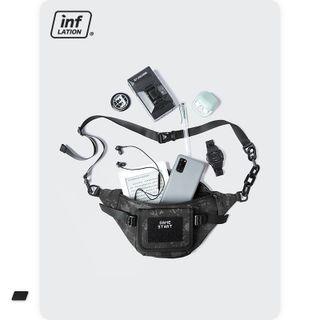 Paint Splatter Print Belt Bag