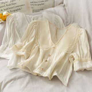 Patchwork Crop Blouse