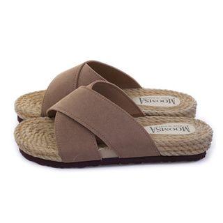 Cross-strap Slippers
