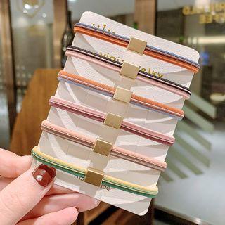 Alloy Block Hair Tie