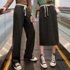 Knit Wide Leg Pants / Midi Skirt
