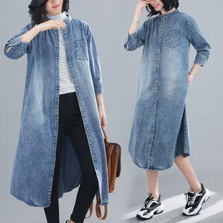 Washed Midi Shirtdress