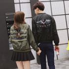 Couple Printed Bomber Jacket