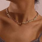 Chunky Chain Alloy Choker 1 Pc - Gold - One Size