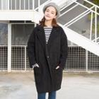 Lapel Single-button Long Coat