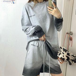 Ombre Sweatshirt / Shorts